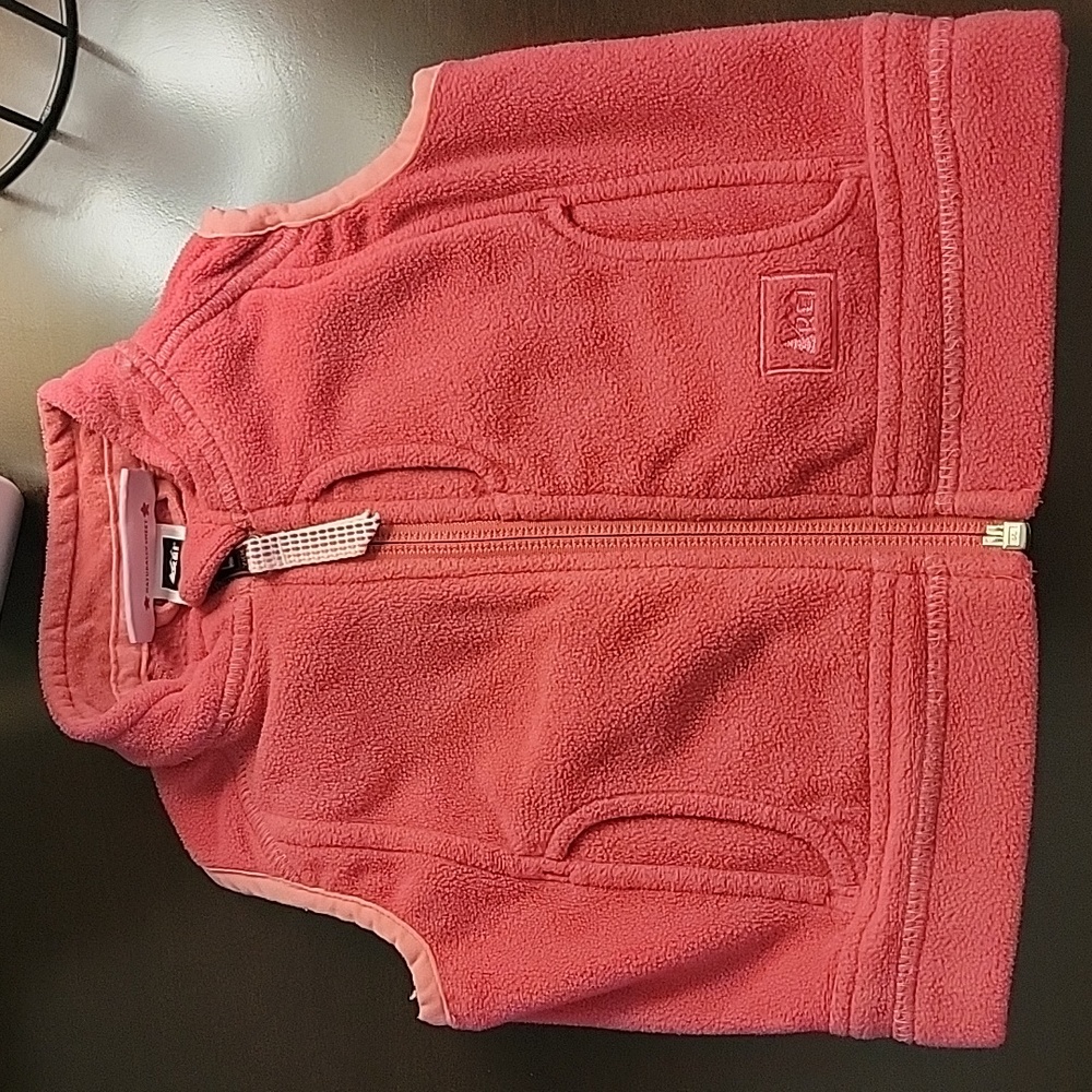 REI Baby Fleece Vest Pink 6M